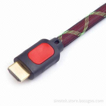 HDMI® Cable Assembly with PVC Over-mold, 1,080 Pixels Resolution and HDMI 1.4 Specifications